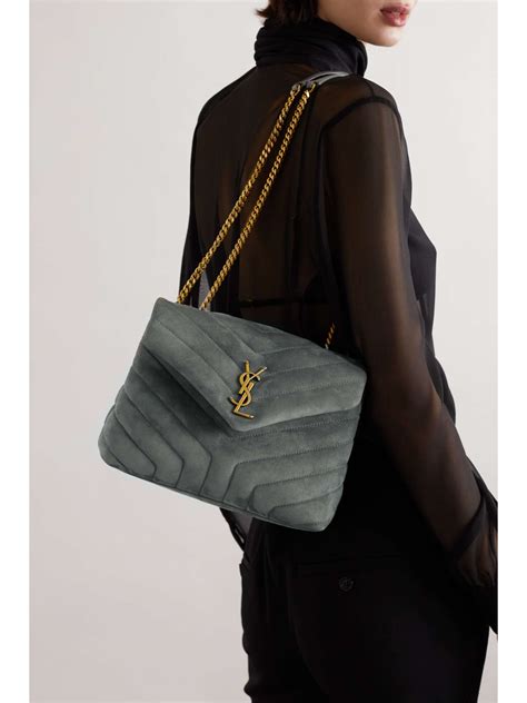 ysl velvet bag loulou|YSL loulou suede bag.